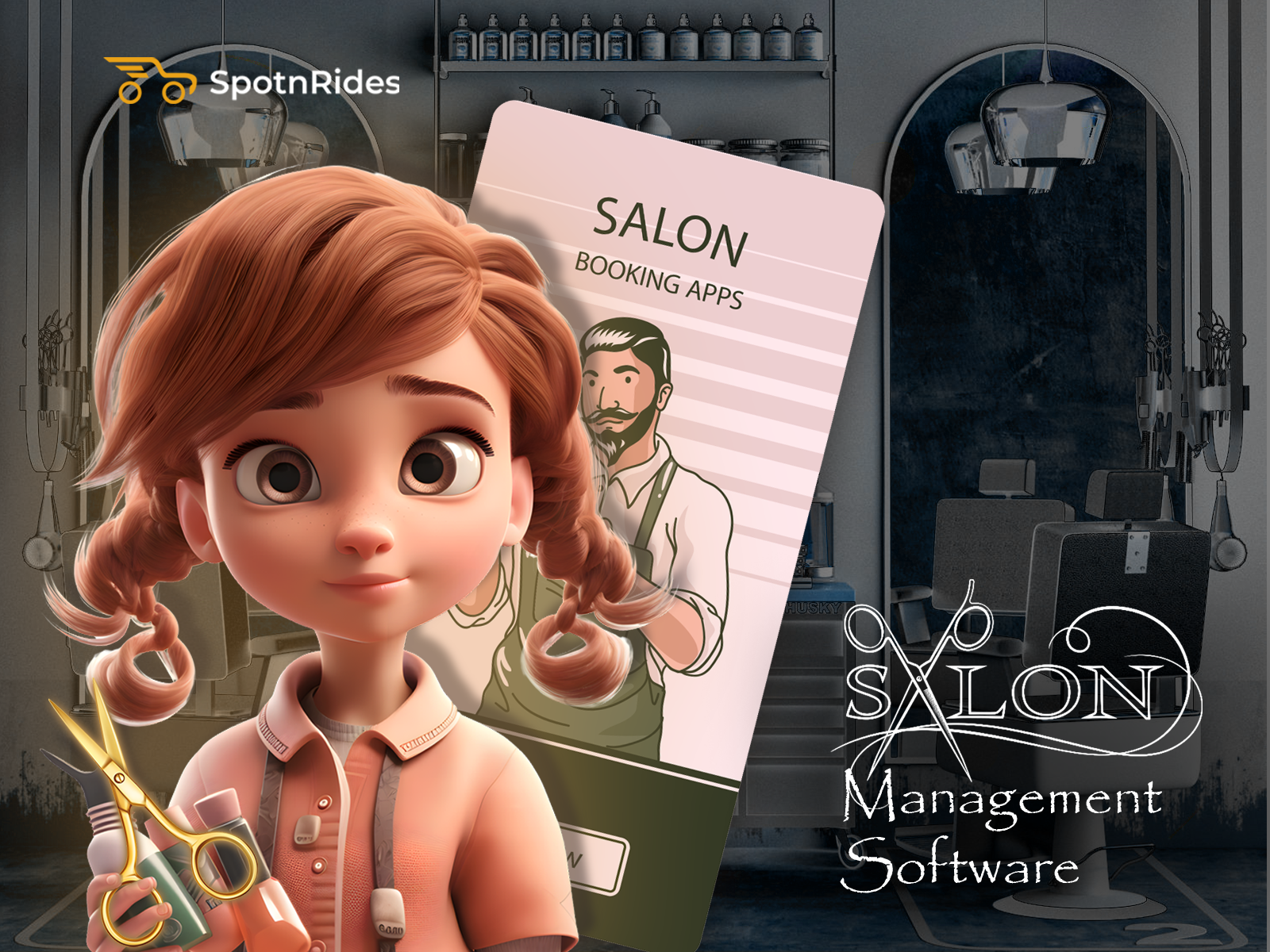 Salon Management Software App Development - Spotnrides